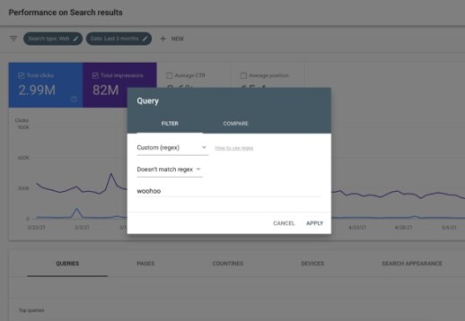 google search console adds new regex filter options via sejournal mattgsouthern
